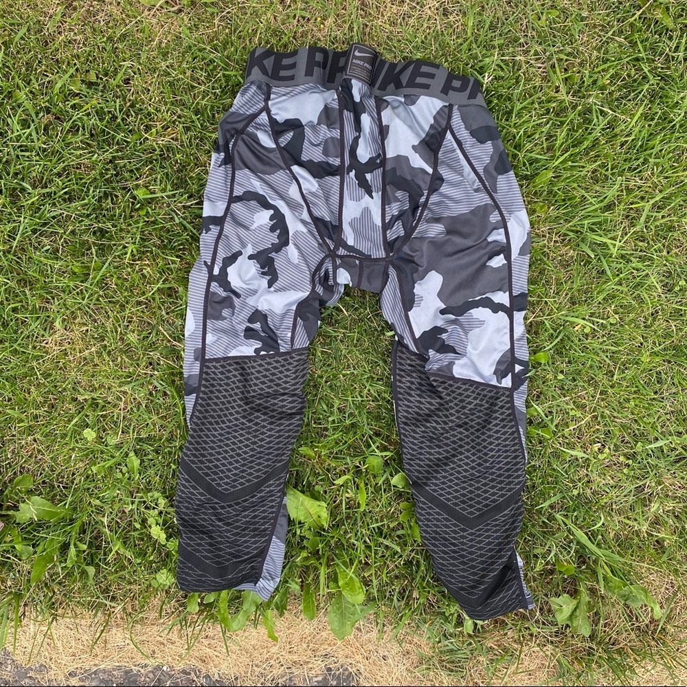 Nike Pro Men’s Capri legging dri fit sz L camo - Picture 2 of 4